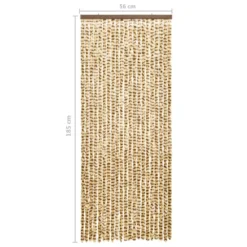 VIDAXL Moustiquaire Beige Et Marron 56x185 Cm Chenille -Jardin Harmonie Soldes Boutique 07024e06afb5d62d