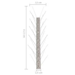 VIDAXL Ensemble De 6 Pointes à 4 Rangées Contre Oiseaux Inox 3 M -Jardin Harmonie Soldes Boutique 63d3a855293f76.83678490