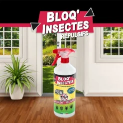 Bloq'insect Barrage Aux Insectes 1l | Pulvérisateur Anti Insecte Intérieur Extérieur | élimine Moustiques,fourmis,mouches -Jardin Harmonie Soldes Boutique 63d8c02da779b8.59101018