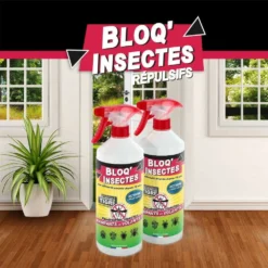 Bloq'insect Barrage Aux Insectes Lot De 2l | Pulvérisateur Anti Insecte Intérieur Extérieur | élimine Moustiques,fourmis,mouches -Jardin Harmonie Soldes Boutique 63d8c02ead1a12.67702321