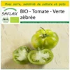 Kit De Culture - Bio - Tomate - Verte Zébrée - 10 Graines - Solanum Lycopersicum -Jardin Harmonie Soldes Boutique 640641b0390da6.92250811