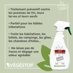 Insecticide Anti Punaises De Lits - Preventif - 500 Ml -Jardin Harmonie Soldes Boutique 6448242a154269.69006780