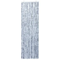 VIDAXL Moustiquaire Argenté 90x200 Cm Chenille