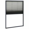 VIDAXL Moustiquaire Plissée Pour Fenêtre Aluminium Anthracite 80x120cm -Jardin Harmonie Soldes Boutique 645d5a530a7776.68818192