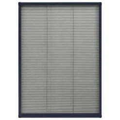 VIDAXL Moustiquaire Plissée Pour Fenêtre Aluminium Anthracite 80x120cm -Jardin Harmonie Soldes Boutique 645d5a530d81b3.61104067