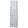 VIDAXL Moustiquaire Blanc Et Gris 56x200 Cm Chenille