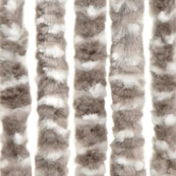VIDAXL Moustiquaire Taupe Et Blanc 90x220 Cm Chenille -Jardin Harmonie Soldes Boutique 645d5a65349644.46470255