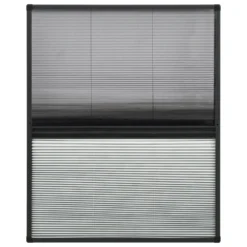 VIDAXL Moustiquaire Plissée Pour Fenêtre Aluminium 60x80cm Avec Auvent -Jardin Harmonie Soldes Boutique 645d5a69bbdce6.73407125