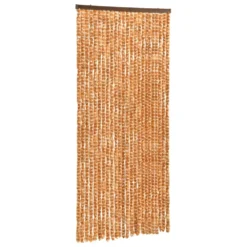 VIDAXL Moustiquaire Ocre Et Blanc 100x220 Cm Chenille -Jardin Harmonie Soldes Boutique 645d5a7ae91615.39173681