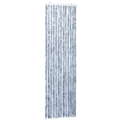 VIDAXL Moustiquaire Argenté 56x200 Cm Chenille -Jardin Harmonie Soldes Boutique 645d5a83b75687.18536326