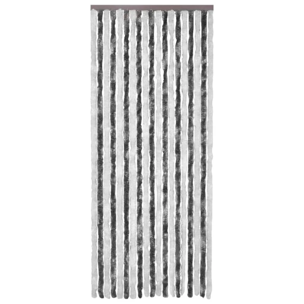 VIDAXL Moustiquaire Gris Et Blanc 90x200 Cm Chenille 3 VIDAXL Moustiquaire Gris Et Blanc 90x200 Cm Chenille
