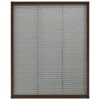 VIDAXL Moustiquaire Plissée Pour Fenêtre Aluminium Marron 60x80 Cm