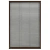 VIDAXL Moustiquaire Plissée Pour Fenêtre Aluminium Marron 60x160 Cm -Jardin Harmonie Soldes Boutique 645d5aa0a73762.18742688