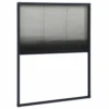 VIDAXL Moustiquaire Plissée Pour Fenêtre Aluminium Anthracite 60x80 Cm -Jardin Harmonie Soldes Boutique 645d5aa64f9806.03591615