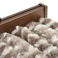 VIDAXL Moustiquaire Taupe Et Blanc 100x220 Cm Chenille -Jardin Harmonie Soldes Boutique 645d5aaad02ec8.26577250
