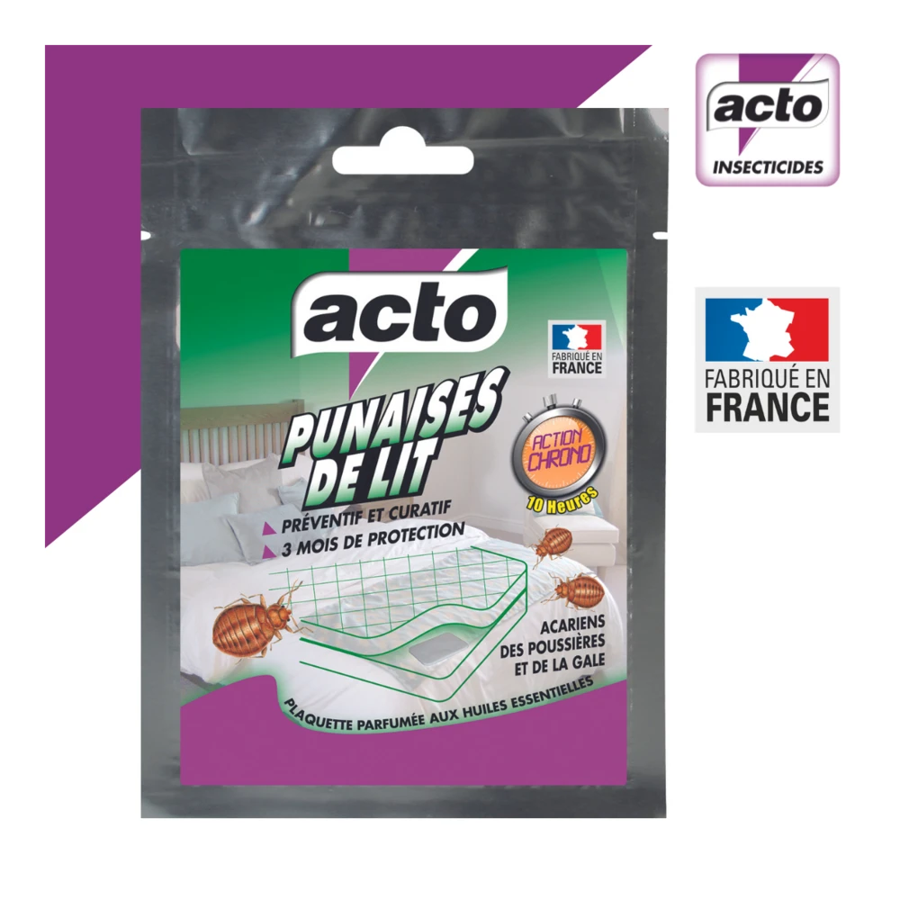 Acto Plaquette Punaises De Lit - Répulsive Et Insecticide 5 Acto Plaquette Punaises De Lit - Répulsive Et Insecticide – Image 3