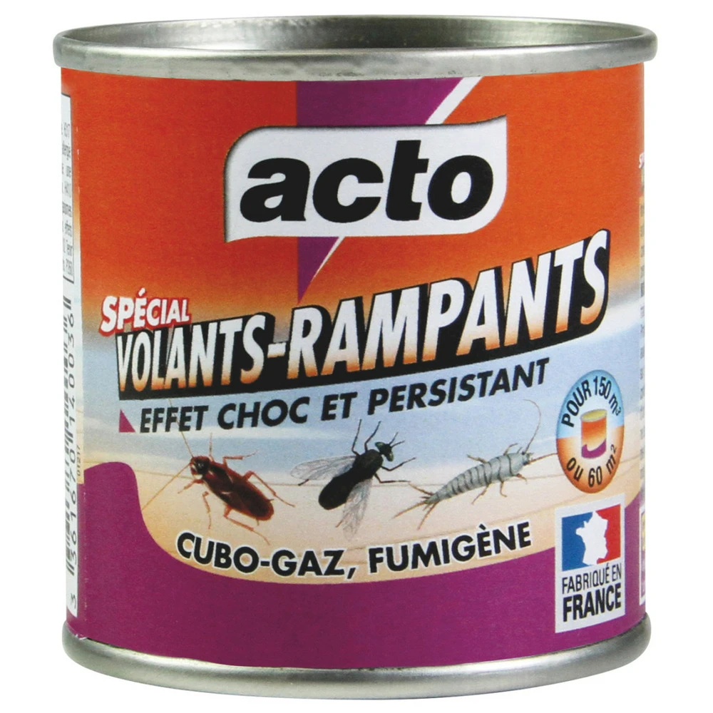 Acto Cubo Gaz - Fumigène Insecticide Polyvalent | Fabriqué En France 3 Acto Cubo Gaz - Fumigène Insecticide Polyvalent | Fabriqué En France