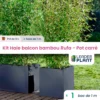 Kit Bambou Rufa 10l Avec Bac Pour Balcon -Jardin Harmonie Soldes Boutique 6495d33e4e30a4.71567747
